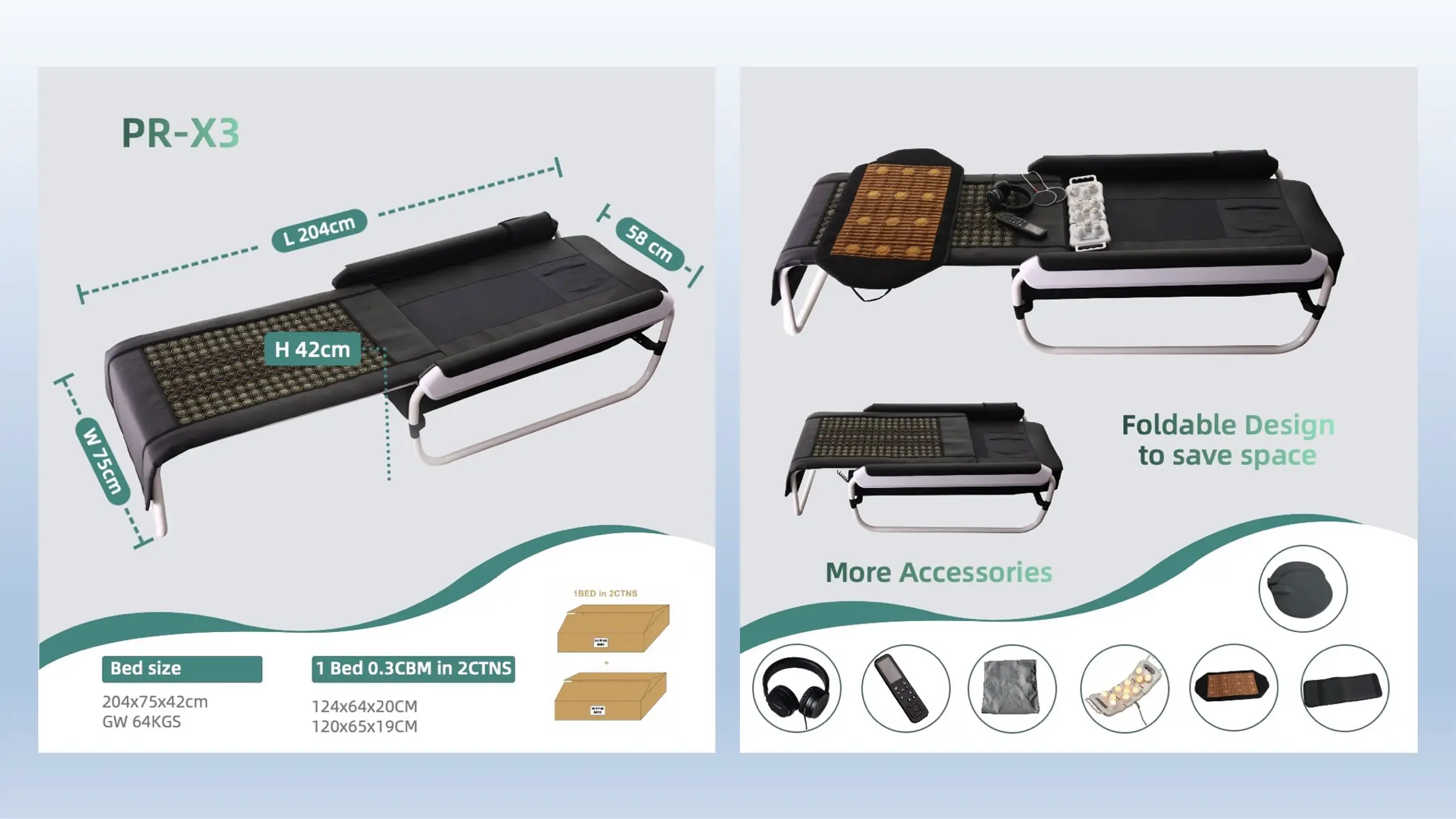 Jade massage bed X3 details-07