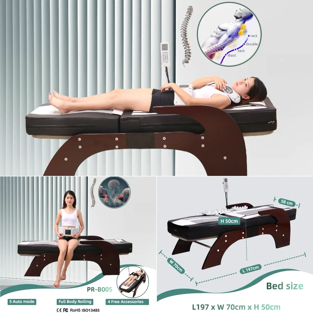 Nuga best N5 POP RELAX PR-B005 full body massage bed